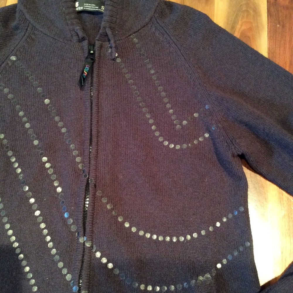 Burton zip up hoodie sweater - Picture 2 of 6